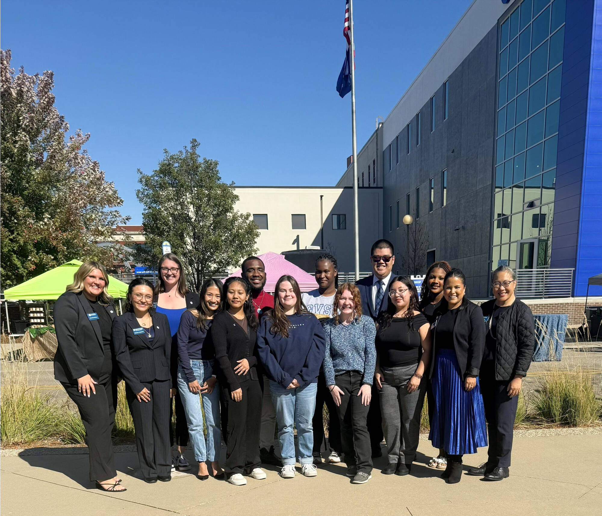 BC Scholars and Staff at GVSU Battle Creek Innovation Hub Grand Opening